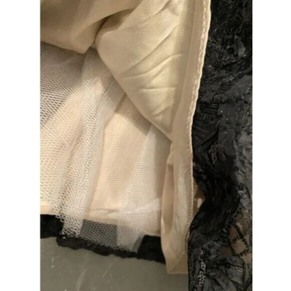 NWT VINCE CAMUTO Black Formal Dance Prom Wedding Sleeveless Dress Size 12 - Picture 3 of 7